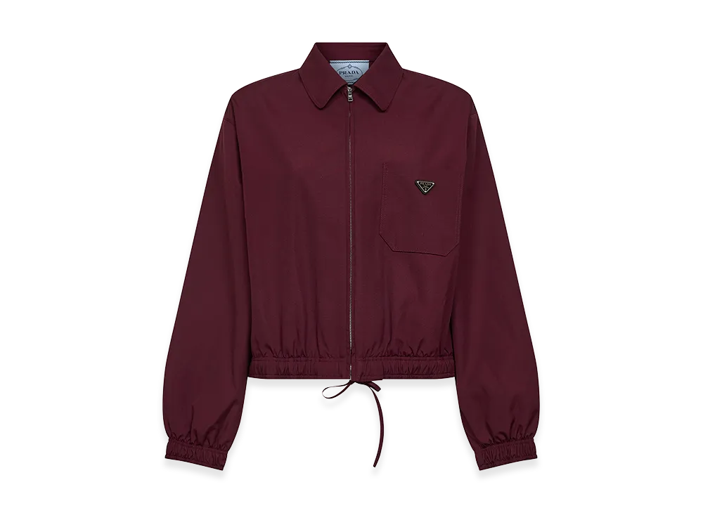PRADA Women's Logo Jacket "Bordeaux"