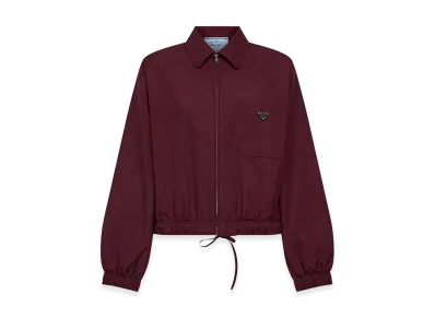 PRADA Women's Logo Jacket "Bordeaux"