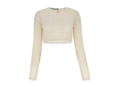 PRADA Women's Beads Top "White"