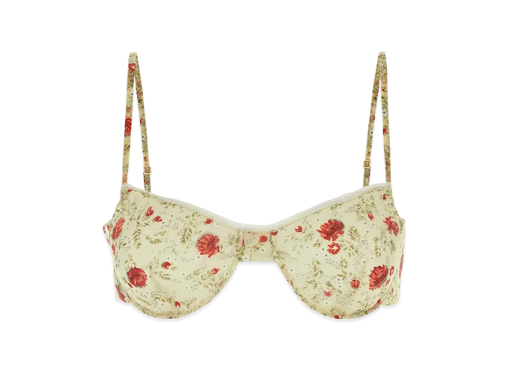 PRADA Women's Printed Nylonette Crop-Top "Multicolor"