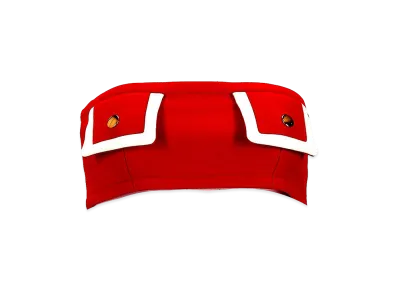 PRADA Women's Wool Crop-Top "Red"