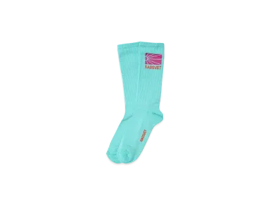 RASSVET MEN LOGO SOCKS KNIT "GREEN"
