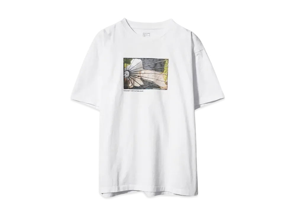 RASSVET MEN DOG LOGO T-SHIRT KNIT "WHITE"