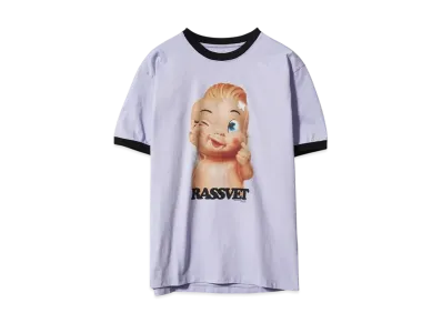 RASSVET MEN MERCI RINGER T-SHIRT KNIT "LAVENDER"