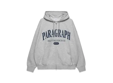 Paragraph Masterpiece Zip Hoodie "Grey"