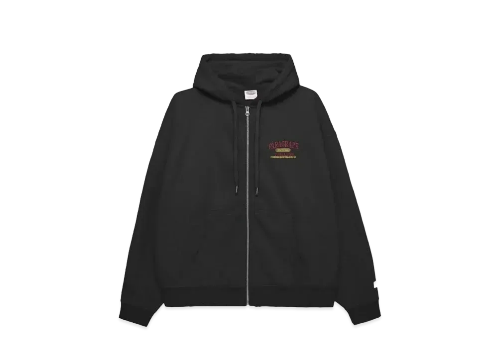 Paragraph Paragraph Timeless Zip Hoodie "Black"