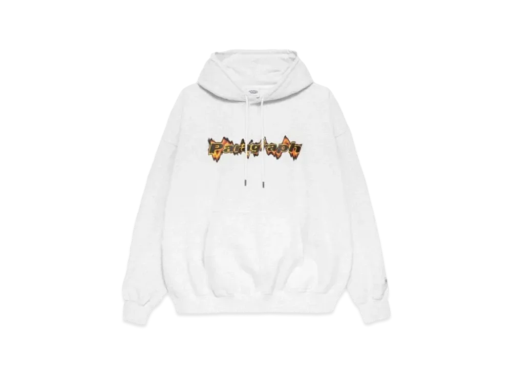 Paragraph Flame Graphic Hoodie "Melange"