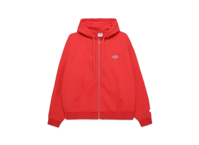 Paragraph Metal Ellipse Logo Zip Hoodie "Red"