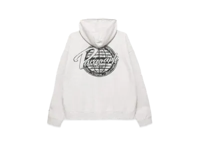 Paragraph Damaged Logo Zip Hoodie "Melange"