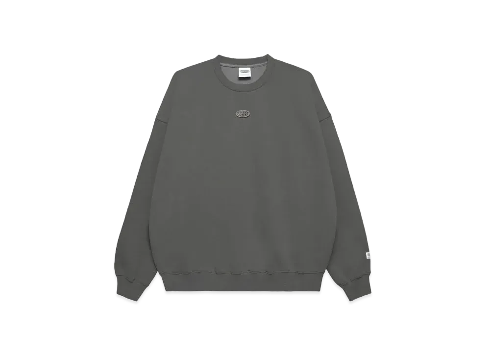 Paragraph Metal Ellipse Logo Crew "Charcoal"
