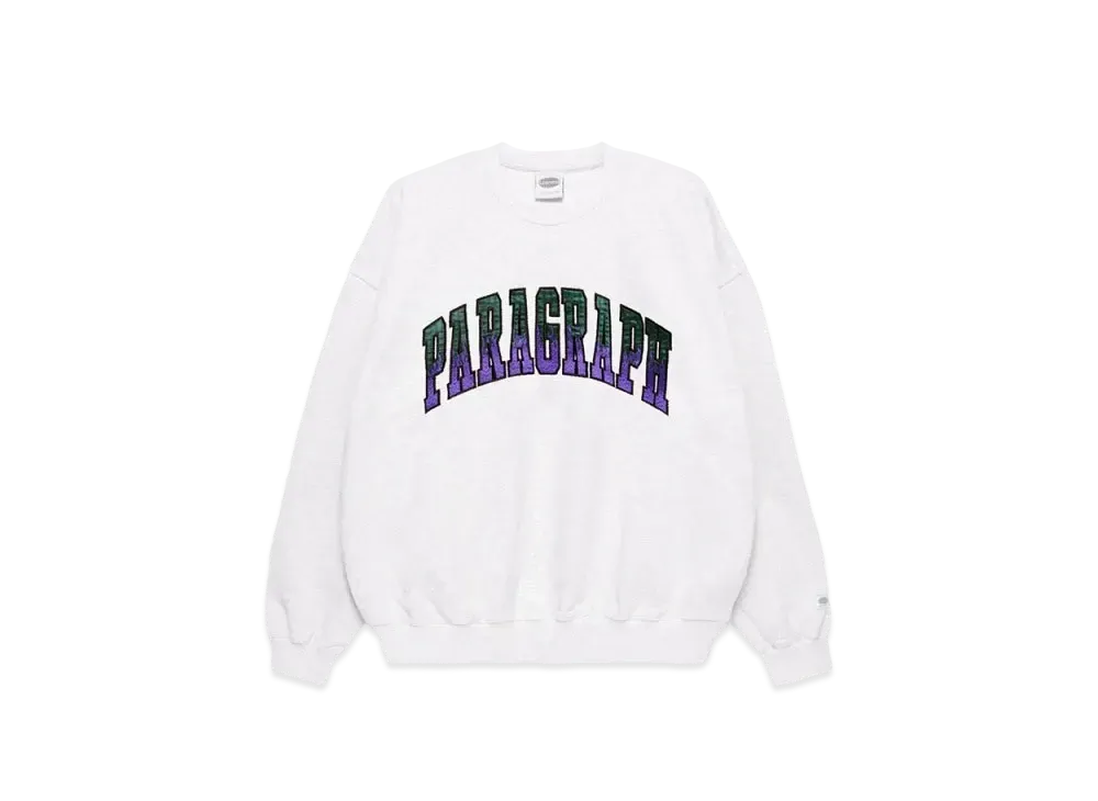 Paragraph Flame Logo Crew "Melange"
