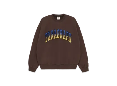 Paragraph Flame Logo Crew "Brown"