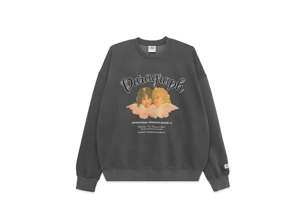 Paragraph Twin Angel Crew "Charcoal"