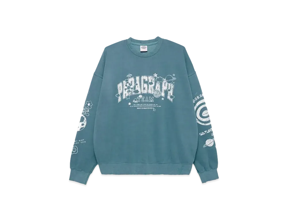 Paragraph Damaged Happy Smile Crew "Blue"