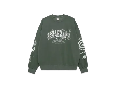 Paragraph Damaged Happy Smile Crew "Khaki"
