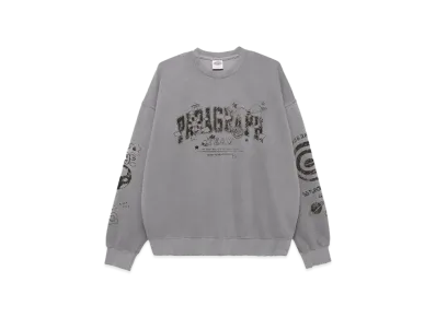 Paragraph Damaged Happy Smile Crew "Grey"