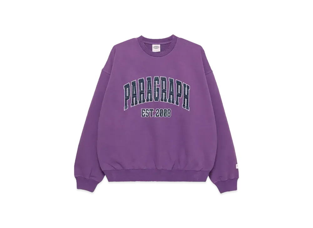 Paragraph Satin Logo Crew "Purple"