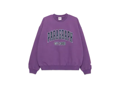 Paragraph Satin Logo Crew "Purple"