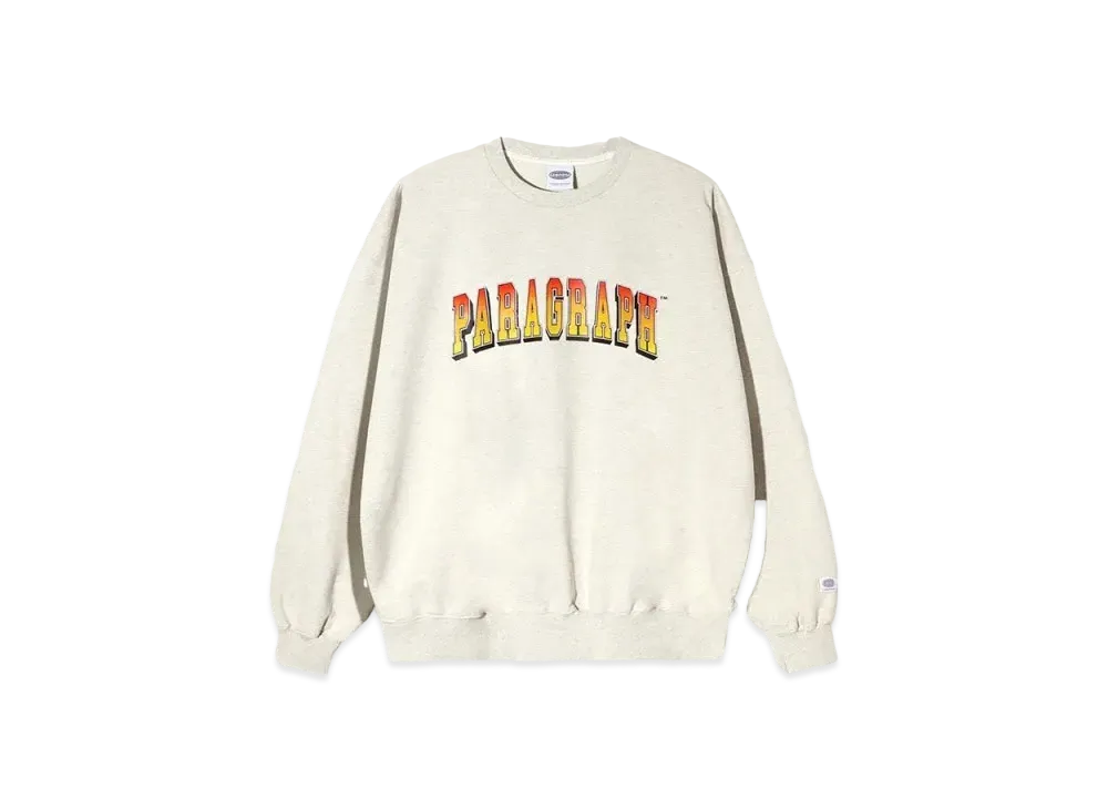 Paragraph Gradient Typo Crew "Oatmeal"