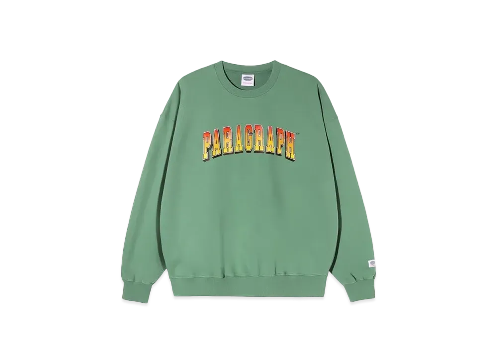 Paragraph Gradient Typo Crew "Green"