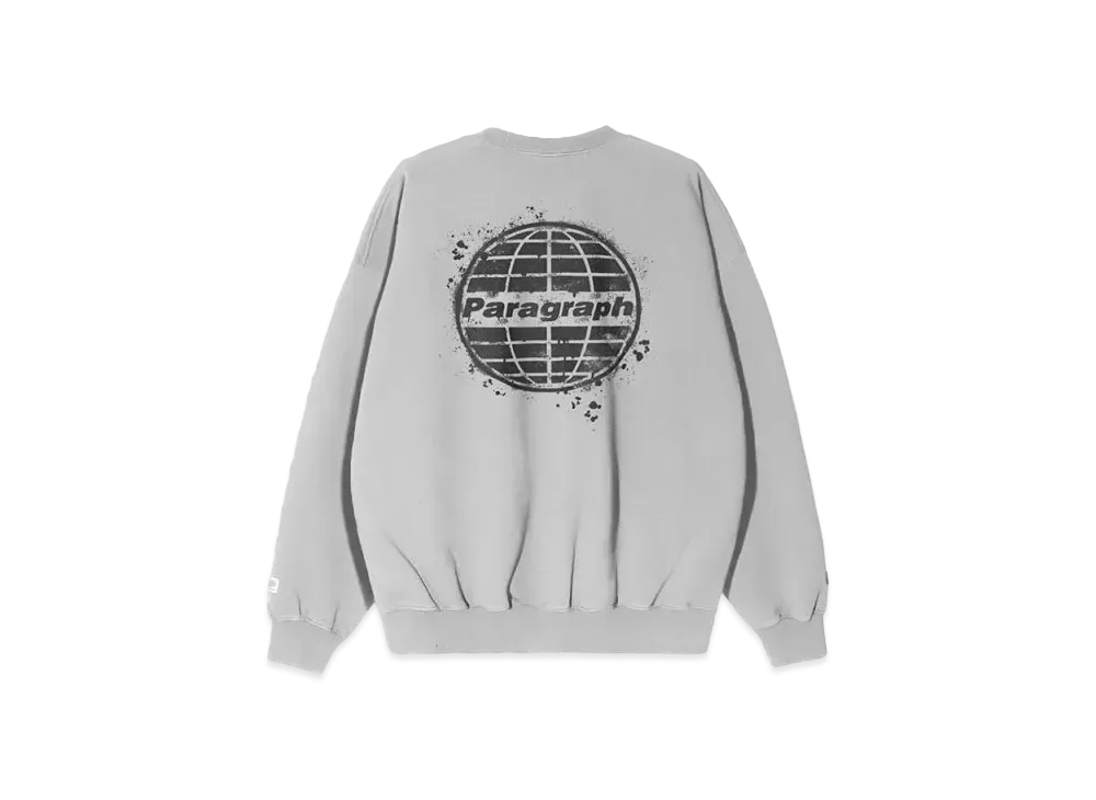 Paragraph Spray Circle Logo Crew "Grey"