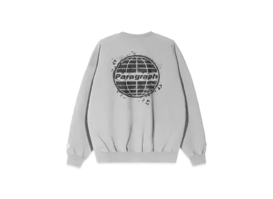 Paragraph Spray Circle Logo Crew "Grey"