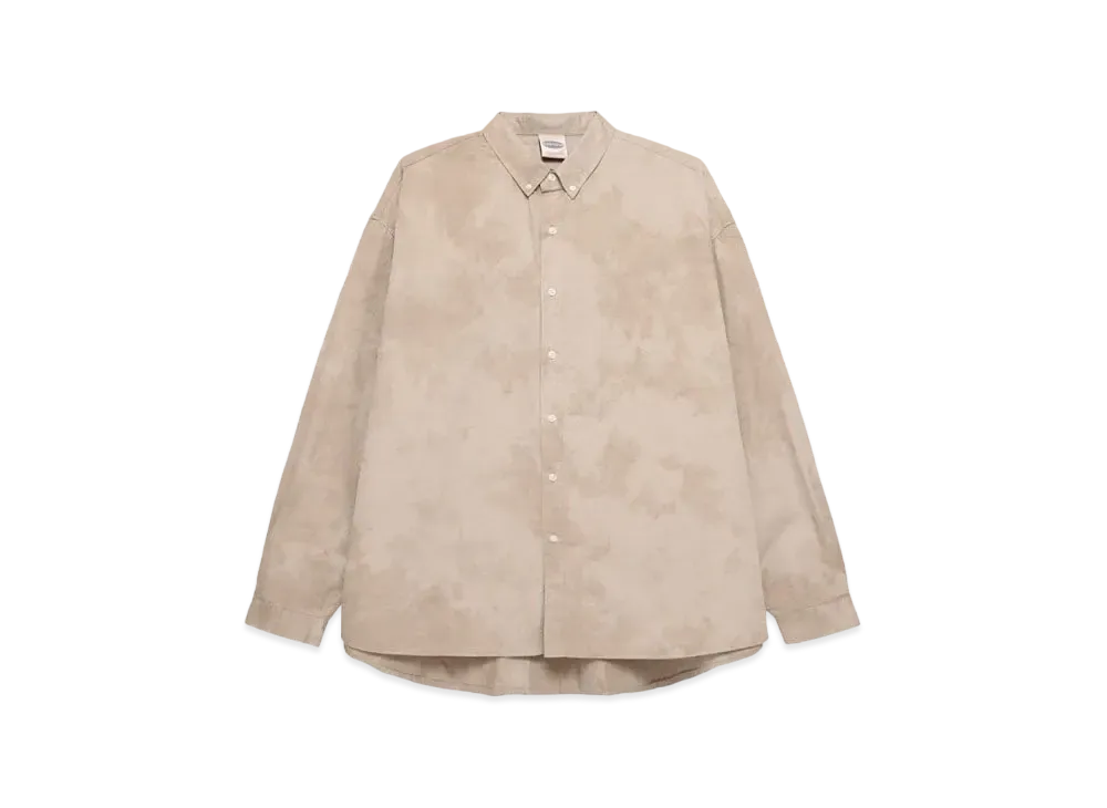 Paragraph Logo Badge Dying Shirt "Beige"