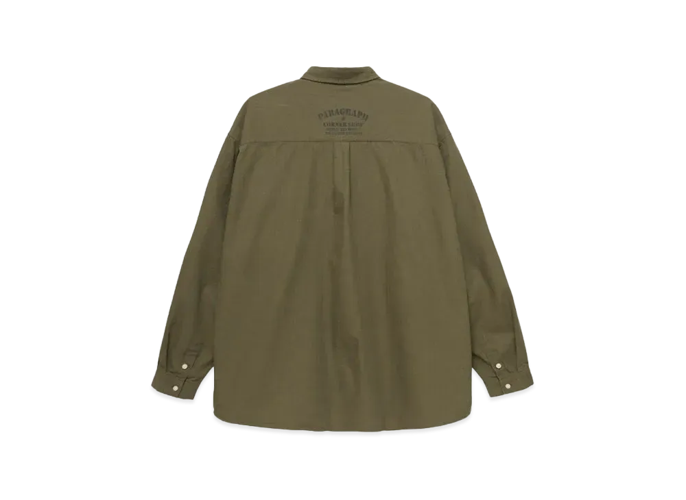 Paragraph Spray Corner Shop Shirt "Khaki"