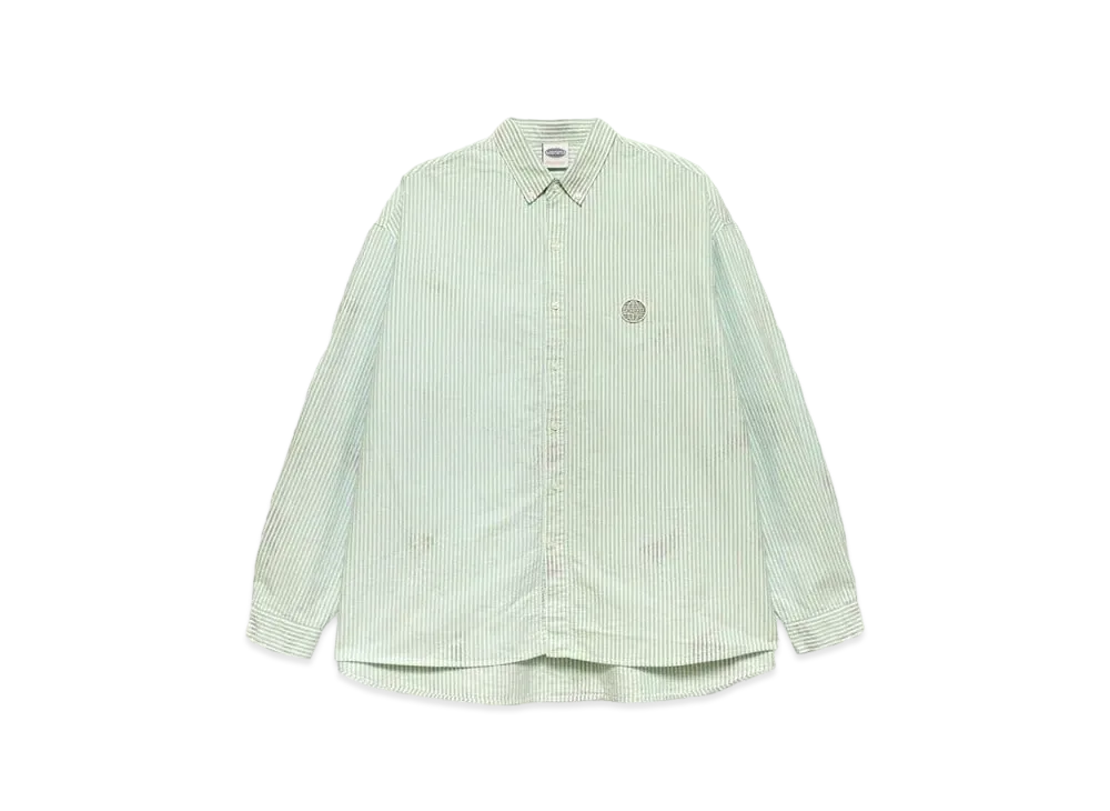 Paragraph Metal Logo Oxford Shirt "Green"