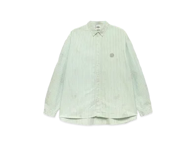 Paragraph Metal Logo Oxford Shirt "Green"