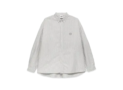 Paragraph Metal Logo Oxford Shirt "Grey"