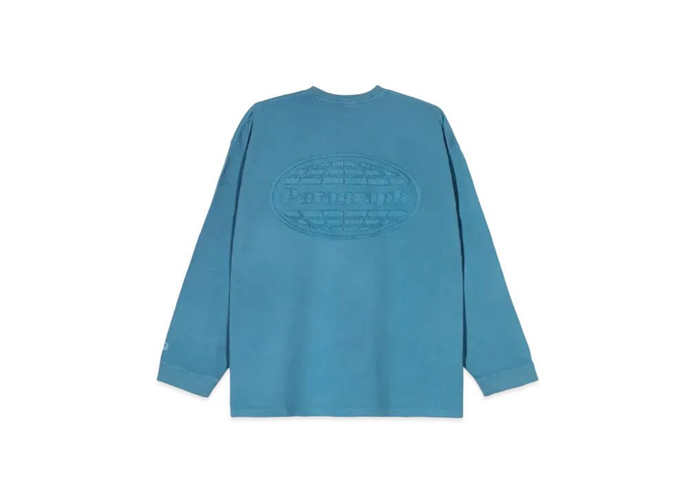 Paragraph Damaged Ellipse Logo L/S "Blue"