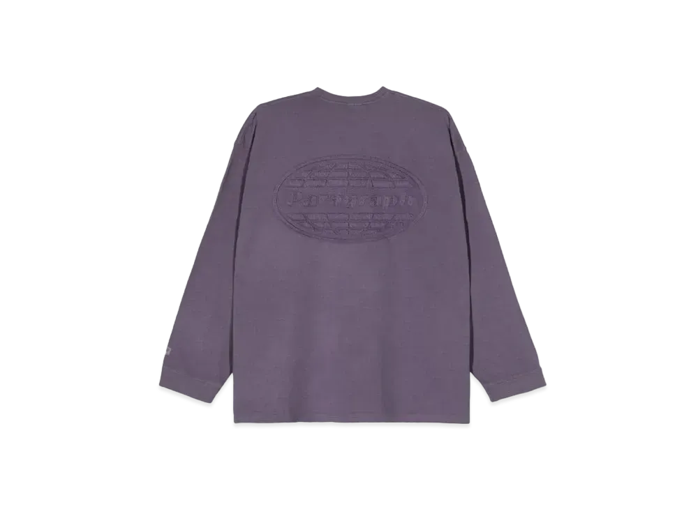 Paragraph Damaged Ellipse Logo L/S "Purple"
