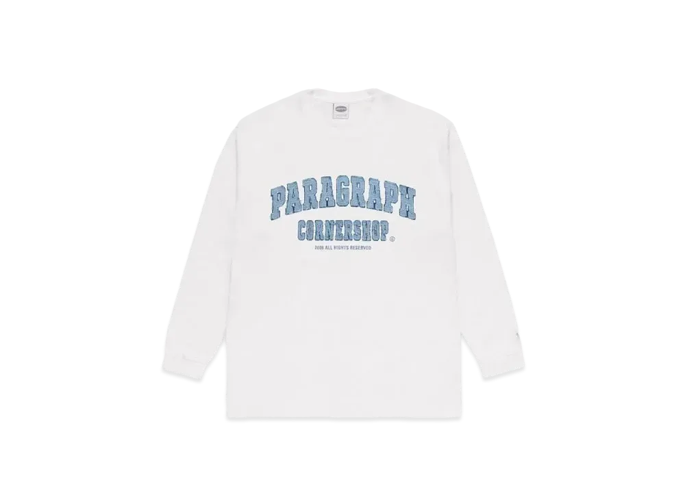 Paragraph Destroyed Patch L/S "White"