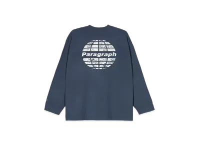 Paragraph Circle Logo Dying L/S "Navy"
