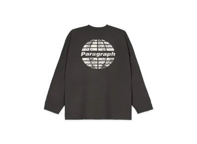 Paragraph Circle Logo Dying L/S "Charcoal"