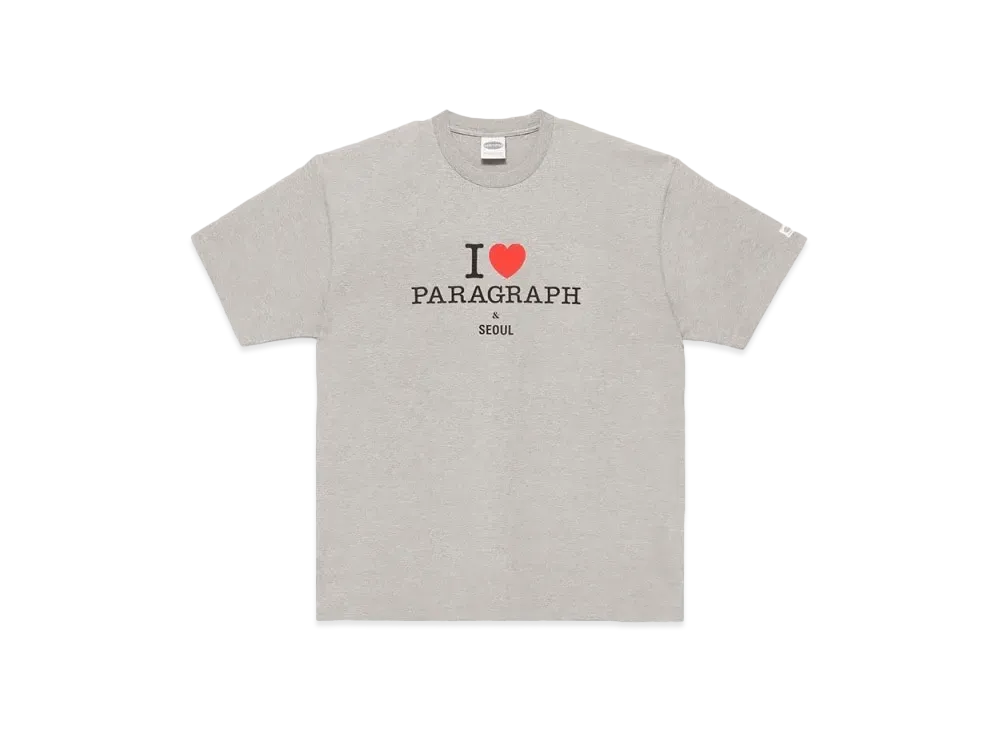 Paragraph Love Paragraph T Shirt "Grey"