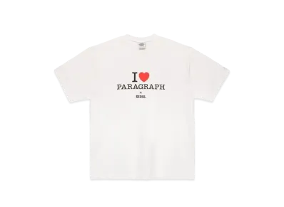 Paragraph Love Paragraph T Shirt "White"