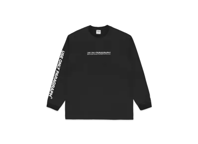 Paragraph Use Only Paragraph L/S "Black"