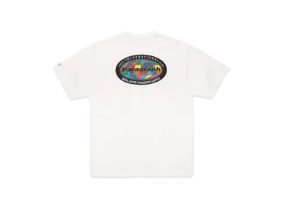 Paragraph Colorful Earth Logo T Shirt "White"