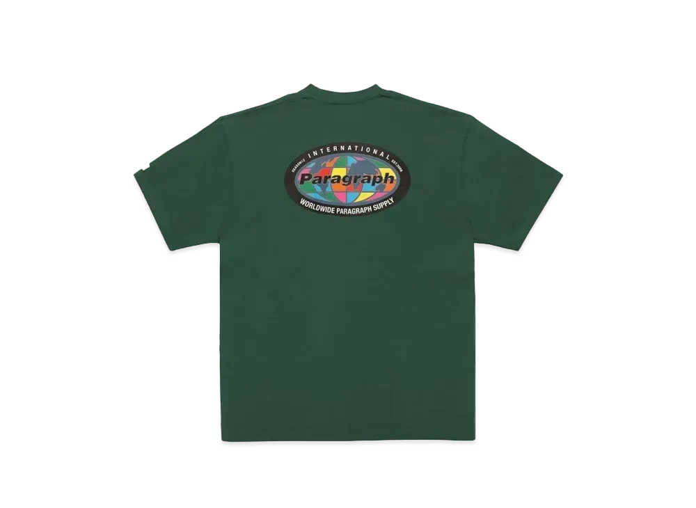 Paragraph Colorful Earth Logo T Shirt "Green"