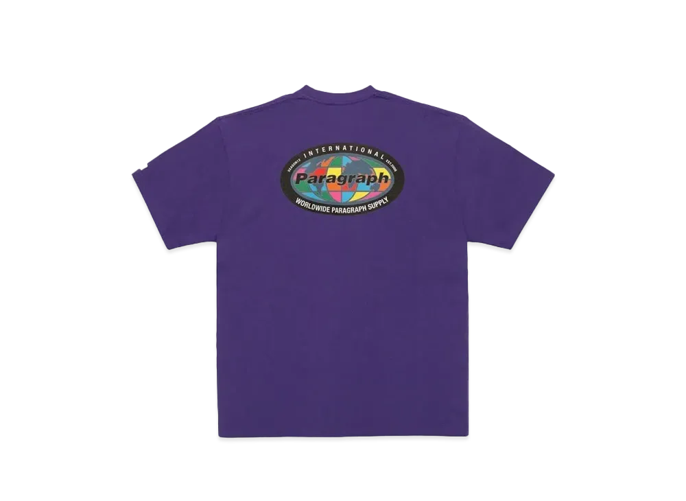 Paragraph Colorful Earth Logo T Shirt "Purple"