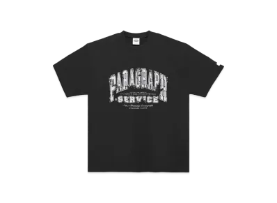Paragraph Damaged Logo T Shirt "Black"