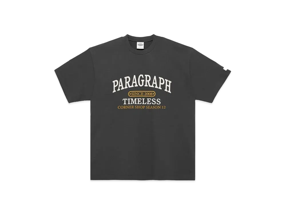 Paragraph Timeless T Shirt "Charcoal"