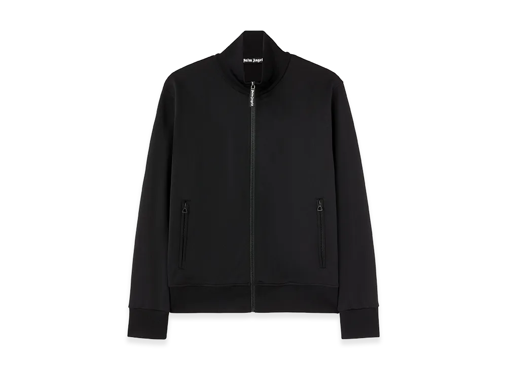 PALM ANGELS Back Curved Logo Track Jacket "Black"