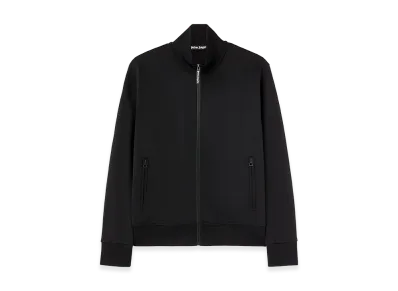 PALM ANGELS Back Curved Logo Track Jacket "Black"