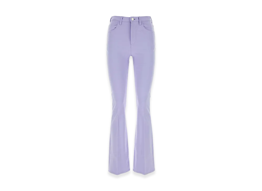 MARNI Women's Lilac Stretch Jersey Pant "Purple"