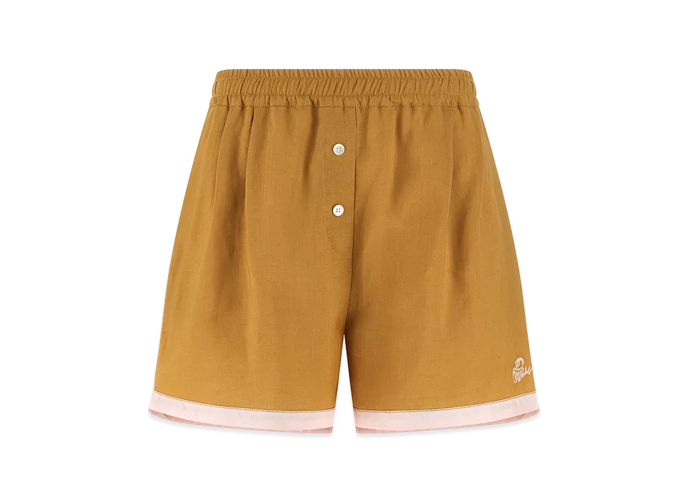 MARNI Women's Linen Shorts "Yellow"