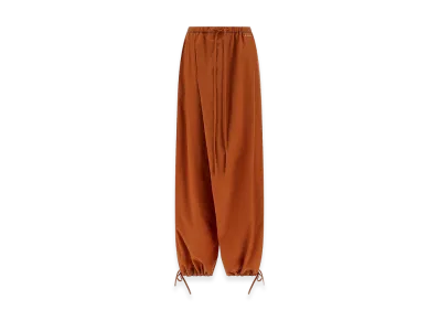 MARNI Women's Diagonal Draping Pants "Orange"