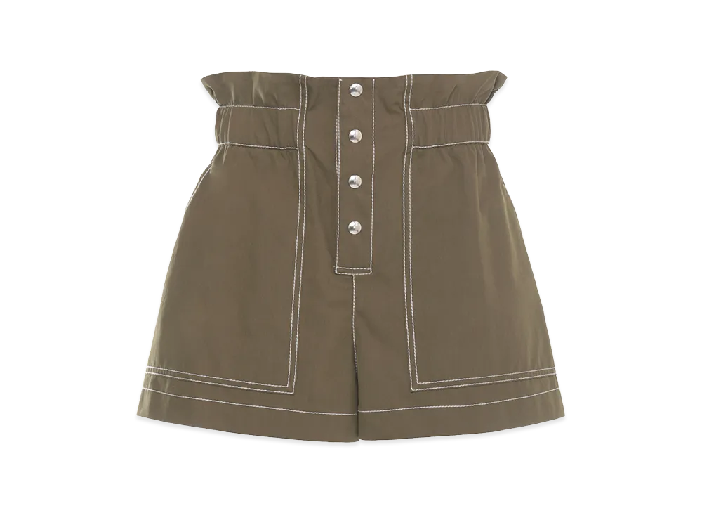 MARNI Women's Gabardine Shorts "Green"